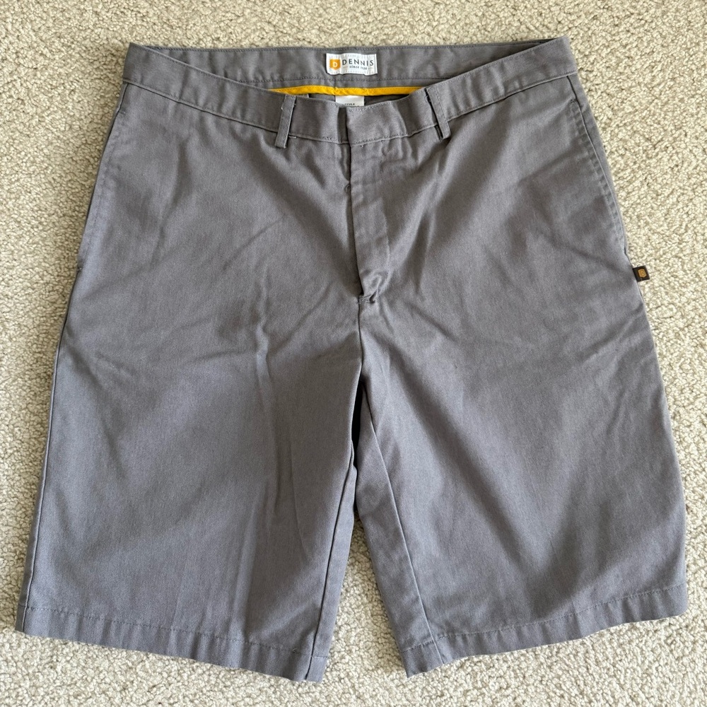 Men's Dennis Uniforms Gray Shorts